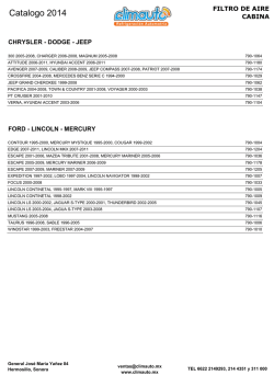 FILTRO DE AIRE CABINA - climauto