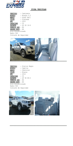 FICHA VEHICULAR - Tour Express