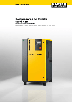 Compresores de tornillo serie ASK - Kaeser