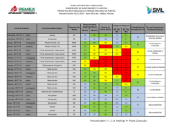 &Aacute;rea de Perdido Pron&oacute;stico Meteorol&oacute;gico Extendido &Aacute;rea Perdido