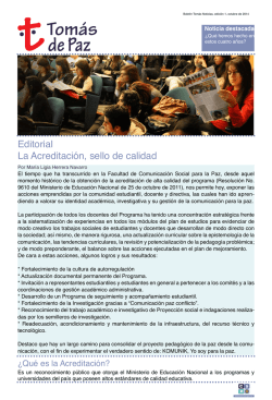 Bolet&iacute;n en PDF - Universidad Santo Tom&aacute;s