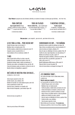 Lo de toda La vida&hellip; pero hecho hoy y m&aacute;s curiosidades - La Cesta