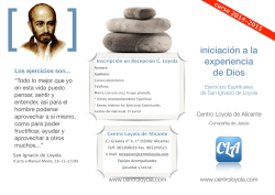 Oferta de Espiritualidad - Centro Loyola