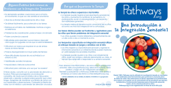 Una Introducci&oacute;n a la Integraci&oacute;n Sensorial - Pathways.org