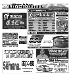 Autos - La Semana