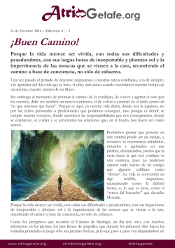 &iexcl;Buen Camino! - G