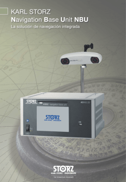 KARL STORZ Navigation Base Unit NBU - La soluci&oacute;n de