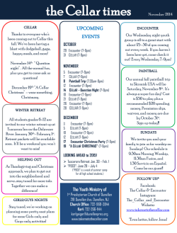 the Cellar times - Take Me To The Cellar