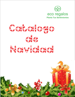 Cat&aacute;logo de Navidad - Planta Tus Sentimientos