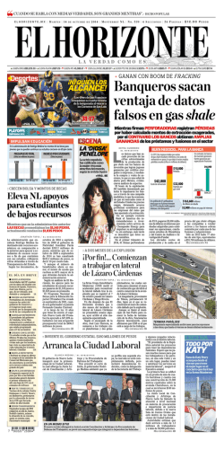 Banqueros sacan ventaja de datos falsos en gas shale - El Horizonte