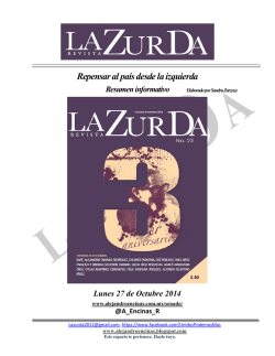 Repensar al pa&iacute;s desde la izquierda - Alejandro Encinas