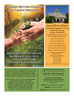 Tommy Ortiz - Sacred Heart Chapel