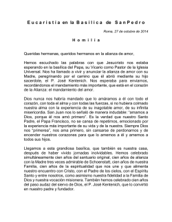 Homil&iacute;a del Cardenal Francisco Javier Err&aacute;zuriz