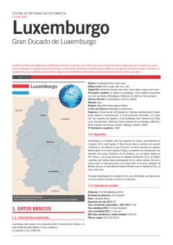 Luxemburgo - Ministerio de Asuntos Exteriores y de Cooperaci&oacute;n