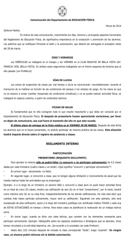 REGLAMENTO INTERNO - Colegio Sagrada Familia