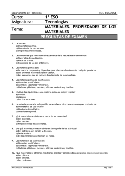 TEST MATERIALES Y PROPIEDADES - tectarque