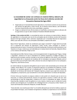 La necesidad de contar con certezas en materia h&iacute;drica, laboral y de