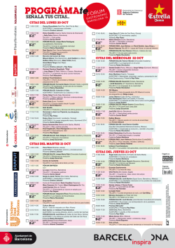 programa mano CAST CARA 1 - F&ograve;rum Gastron&ograve;mic