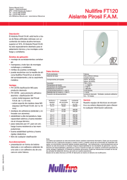 Nullifire FT120 Aislante Pirosil F.A.M.