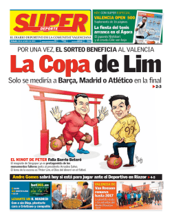 Solo se medir&iacute;a a Bar&ccedil;a, Madrid o Atl&eacute;tico en la final - Superdeporte