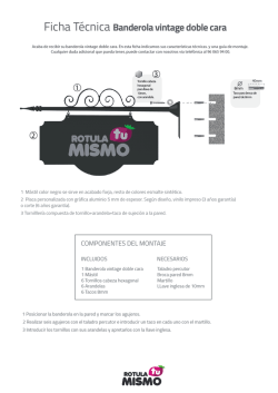 Ficha tecnica cartel sin luz - Rotula Tu Mismo