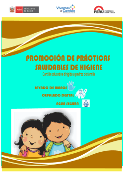 Cartilla educativa padres - Ministerio de Salud