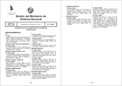 08 / 10 / 2014 - Ministerio de Defensa Nacional