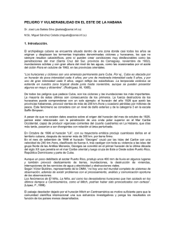 Peligro, Vulner. Playas Este.pdf - Instituto de Geograf&iacute;a Tropical