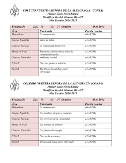 COLEGIO NUESTRA SE&Ntilde;ORA DE LA ALTAGRACIA (CONSA