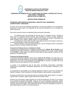 UNIVERSIDAD CAT&Oacute;LICA DE HONDURAS &ldquo;NUESTRA SE&Ntilde;ORA