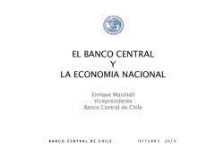 El Banco Central y la Econom&iacute;a Nacional - Banco Central de Chile