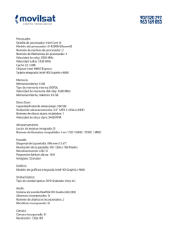 N&uacute;mero de n&uacute;cleos de procesador - Movilsat