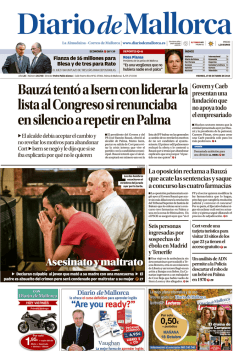 Bauz&aacute; tent&oacute; a Isern con liderar la lista al Congreso si renunciaba en