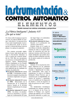 &iquest;La F&aacute;brica Inteligente? &iquest;Industry 4.0? &iquest;De qu&eacute; se trata?