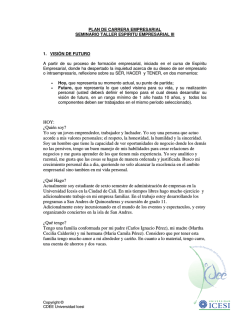 HOY: &iquest;Qui&eacute;n soy? Yo soy un joven emprendedor, trabajador y