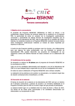 Programa RES@CNIC - Fundaci&oacute;n Centro Nacional de