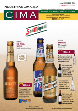 REgalO REgalO - Industrias Cima SA