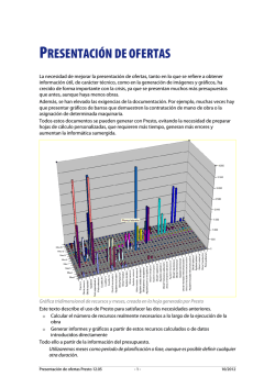 PRESENTACI&Oacute;N DE OFERTAS - Presto