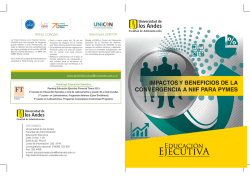 Impactos y Beneficios de la Convergencia a NIIF para Pymes 2014 tiro