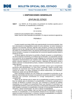 Ley 18/2014 - BOE.es