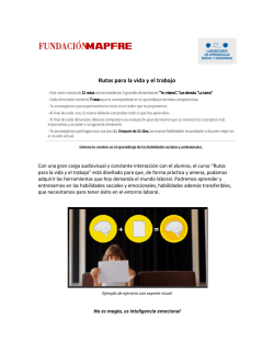 Rutas para la vida y el trabajo - Accedemos