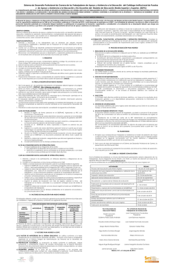 Convocatoria de Nuevo Ingreso al SDPC