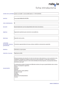 &iexcl;Quiero ser alcalde! - RutaEle