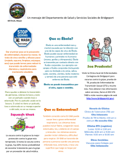 Que es &Eacute;bola? Que es Enterovirus? Sea Prudente!