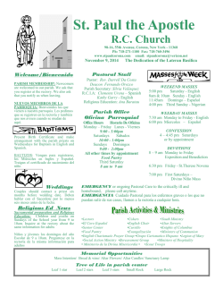 St. Paul the Apostle RC Church