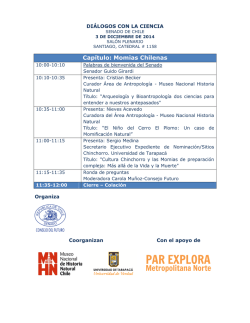 Cap&iacute;tulo: Momias Chilenas - Senado