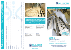 La norma FSSC22000 CURSO