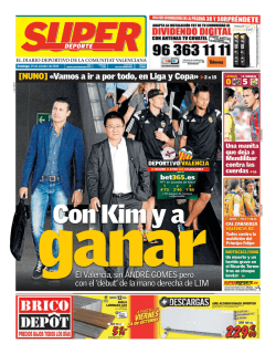 [NUNO] &laquo;Vamos a ir a por todo, en Liga y Copa&raquo; 2 a - Superdeporte