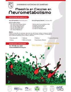 Ver tr&iacute;ptico Ir a Informaci&oacute;n general - Universidad Aut&oacute;noma de
