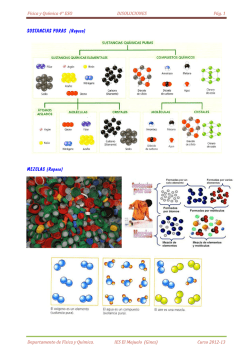 F&iacute;sica y Qu&iacute;mica 4&deg; ESO DISOLUCIONES P&aacute;g. 1 - IES El Majuelo